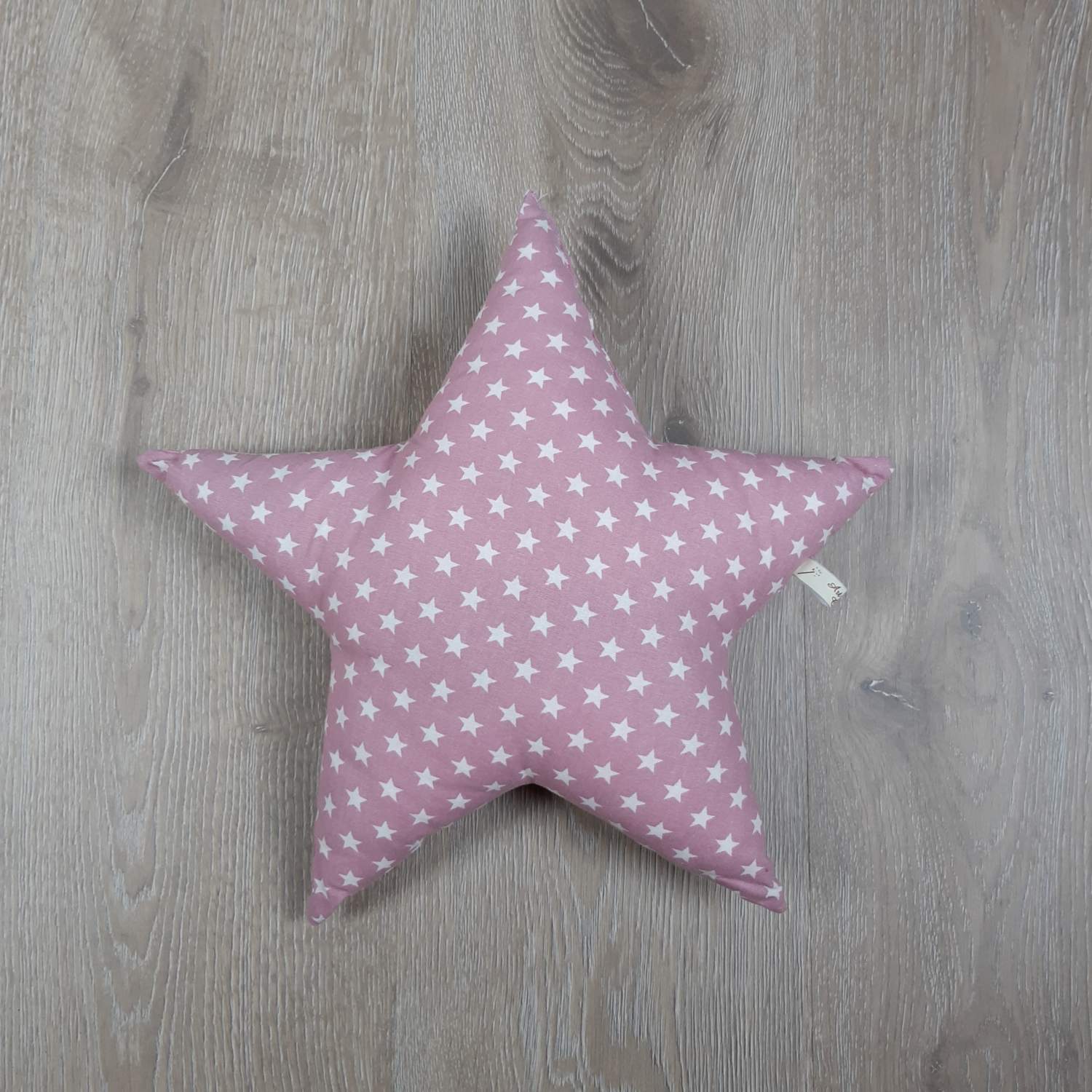 coussin étoiles, rose