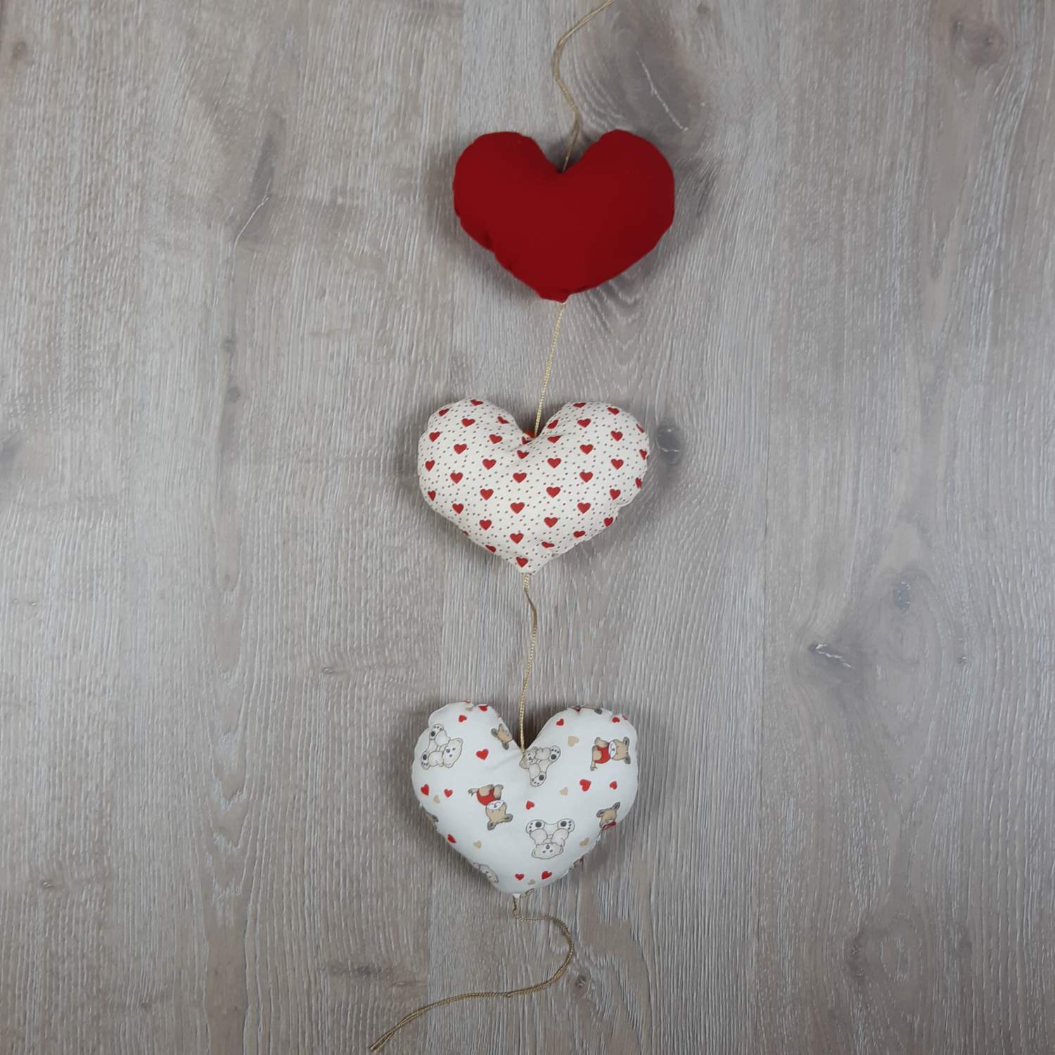 Guirlande tons rouges