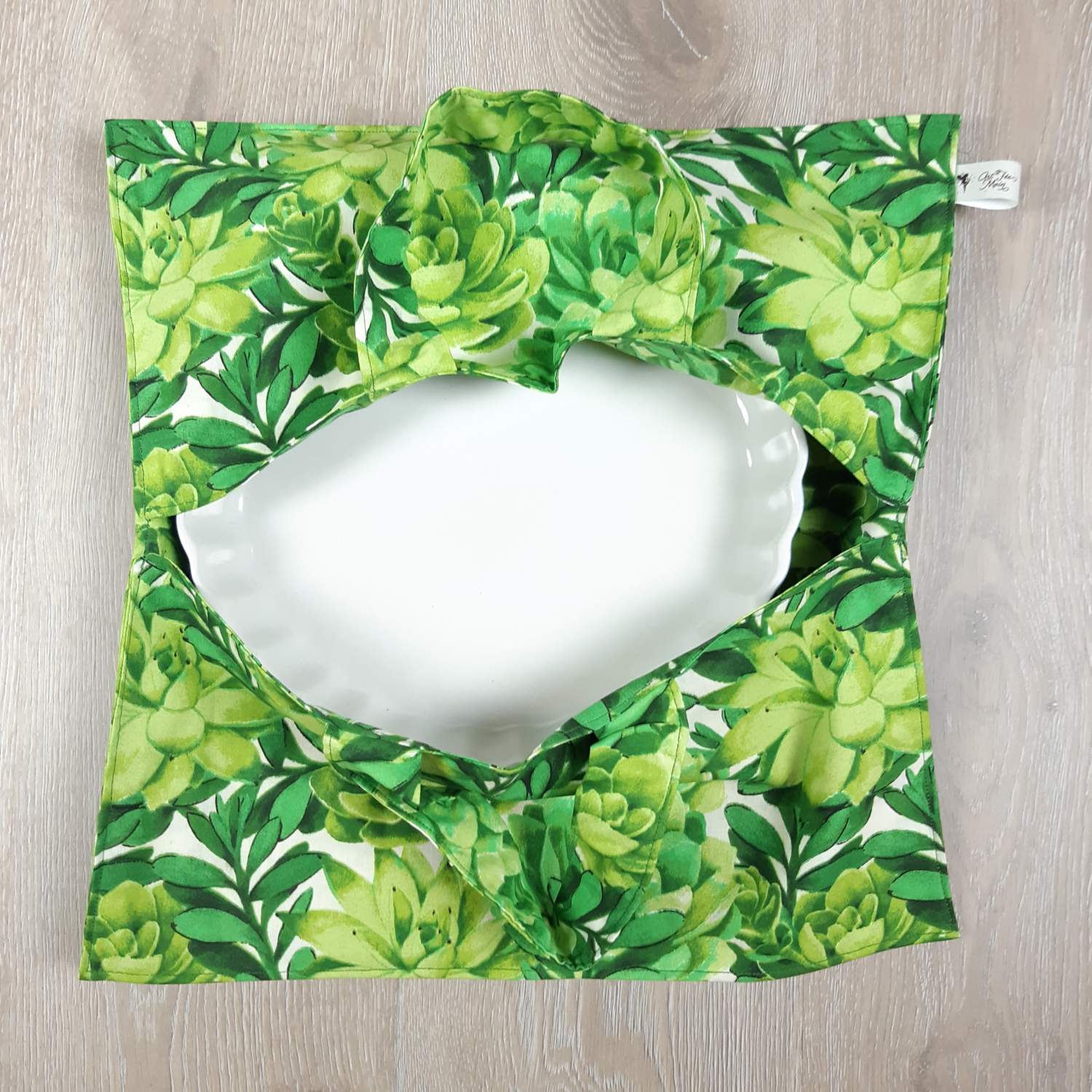 20201028_161607 Sac à tarte feuilles vertes