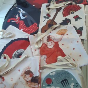 Sacs de danse, motif flamenco